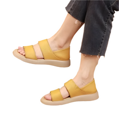 Clara – Timeless Comfort in Genuine Leather Sandals for Women