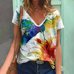 Clara – Nature-Inspired Graphic Women’s T-Shirt