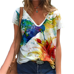 Clara – Nature-Inspired Graphic Women’s T-Shirt
