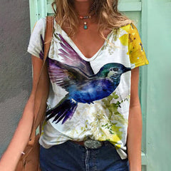 Clara – Nature-Inspired Graphic Women’s T-Shirt