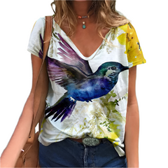 Clara – Nature-Inspired Graphic Women’s T-Shirt