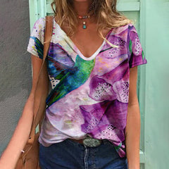 Clara – Nature-Inspired Graphic Women’s T-Shirt