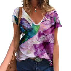 Clara – Nature-Inspired Graphic Women’s T-Shirt