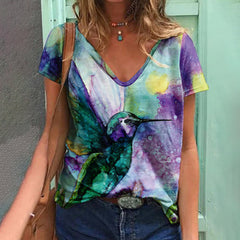 Clara – Nature-Inspired Graphic Women’s T-Shirt