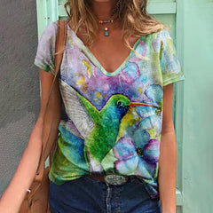 Clara – Nature-Inspired Graphic Women’s T-Shirt