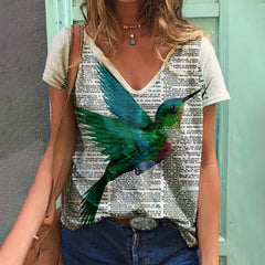 Clara – Nature-Inspired Graphic Women’s T-Shirt