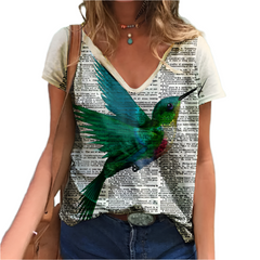 Clara – Nature-Inspired Graphic Women’s T-Shirt