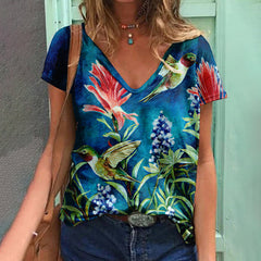 Clara – Nature-Inspired Graphic Women’s T-Shirt