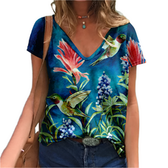 Clara – Nature-Inspired Graphic Women’s T-Shirt