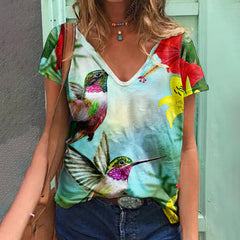 Clara – Nature-Inspired Graphic Women’s T-Shirt