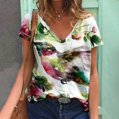 Clara – Nature-Inspired Graphic Women’s T-Shirt