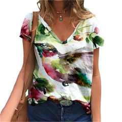 Clara – Nature-Inspired Graphic Women’s T-Shirt