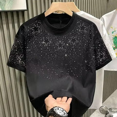 Alessia – Rhinestone Embellished Women’s Crew Neck T-shirt