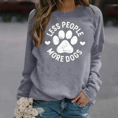 Chantal – Less People More Dogs Women’s Sweatshirt