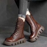 Adriana β High-Cut Leather Boots for Women