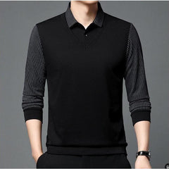 David – Classic Striped Men’s Layered Shirt