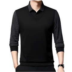 David – Classic Striped Men’s Layered Shirt