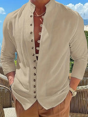 Emilio – Vintage-Inspired Men’s Button-Up Shirt