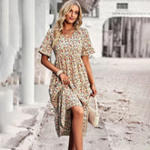 Chiara β Floral Midi Dress for Women