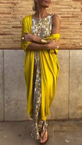 Fabiana β Luxe Printed Satin Womenβs Casual Suit