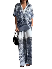 Alessandra β Elegant Two-Piece Short Sleeve Suit for Women