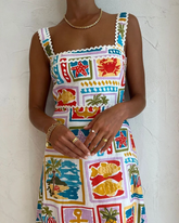 Marga β Custom Graffiti Sexy Lace Women's Dress