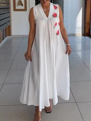 Lara β Sleeveless Floral Print Women's Top