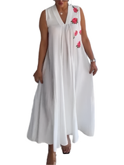 Lara β Sleeveless Floral Print Women's Top