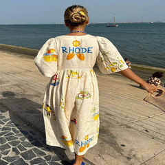 Giulia – Elegant Linen-Blend Women’s Maxi Dress