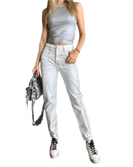 Billie – Women's Metallic High-Waisted Jeans