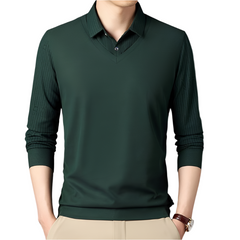 David – Classic Striped Men’s Layered Shirt