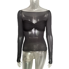 Clara β Chic Cut-Out Shoulder Top for Women