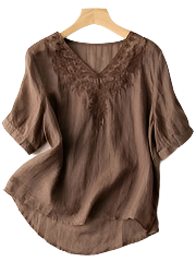 Elena – Classic Vintage Women’s Blouse