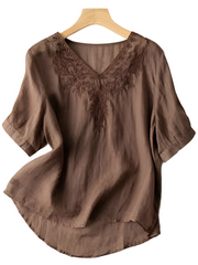 Elena – Classic Vintage Women’s Blouse