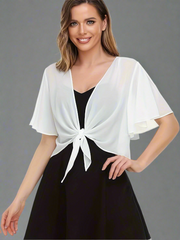 Amara – Stylish Open Front Tie Top for Women
