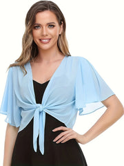 Amara – Stylish Open Front Tie Top for Women