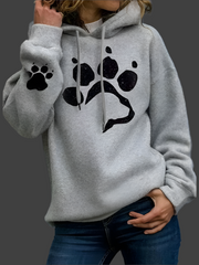 Arlene – Cute Women's Hoodie with Paw Print