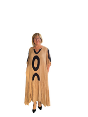 Francesca β Timeless Elegance Round Neck Dress for Women