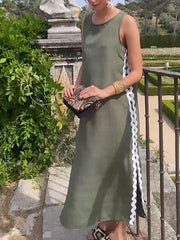 Roan – Woman’s Sleeveless Maxi Dress