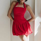 CΓ©cile β Elegant Halterneck Womenβs Dress