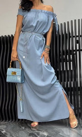 Serafina β Off-Shoulder Womenβs Winter Dress