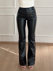 Giulia – Elegant Leather Women’s Trousers