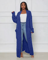 Isabella β Women's Relaxed Long Knit Cardigan