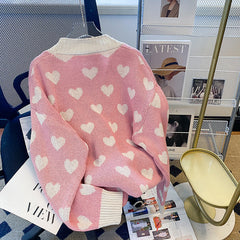 Elena β Enchanting Women's Hearts Cardigan