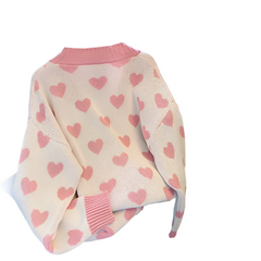 Elena β Enchanting Women's Hearts Cardigan