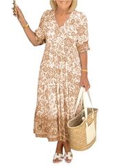 Elena β Ethereal Women's Maxi Dress