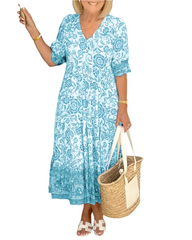 Elena β Ethereal Women's Maxi Dress