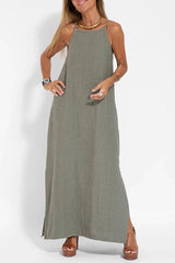 Fatima β Sophisticated Women's Linen Dress