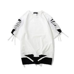 Alexis β Oversized Unisex Ribbons T-Shirt