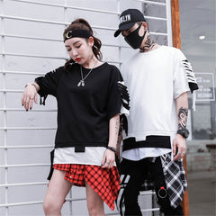 Alexis β Oversized Unisex Ribbons T-Shirt